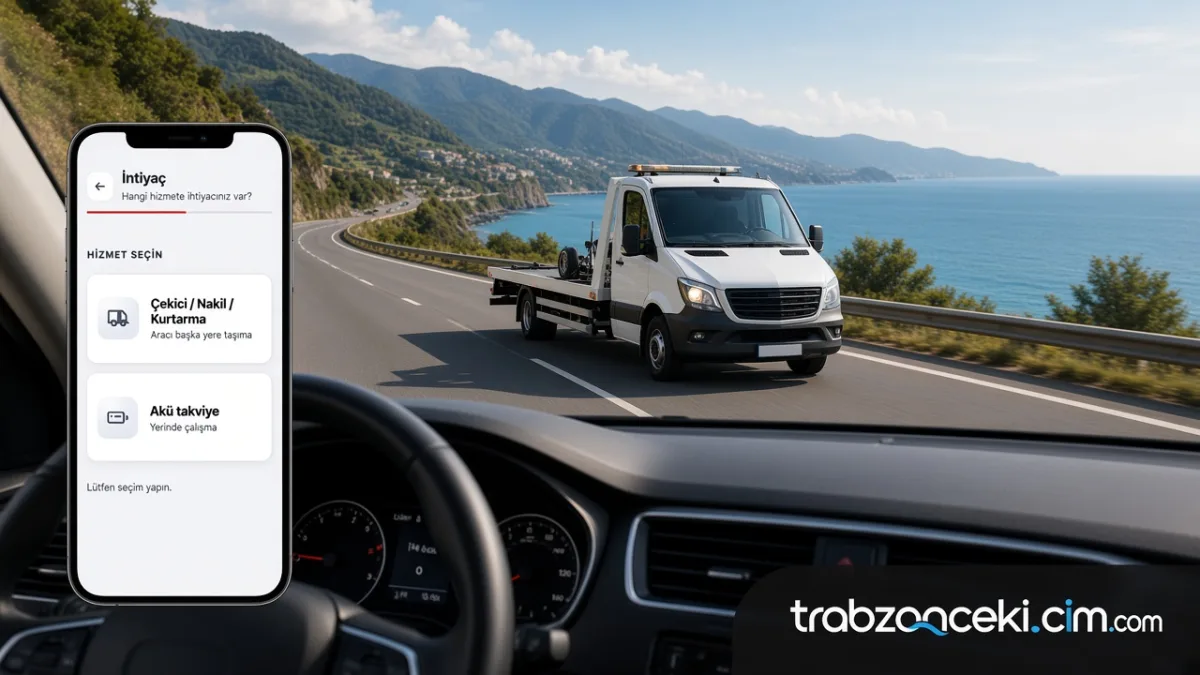Trabzon Çekicim Fiyat Al: ana sayfa ve online fiyat alma adımları